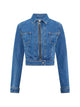 Marine Serre Denim Cotton Jacket