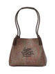 Etro Brown Leather Shopping Libra Arnica