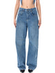 Marine Serre Baggy Denim Moon Insert