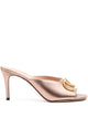 Valentino Garavani Vlogo Signature Leather Mules