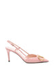 Valentino Garavani Vlogo Signature Leather Slingback Pumps