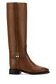 Santoni Brown Leather Mandy Boots