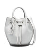 Tod's Logo-Charm Leather Mini Bucket Bag