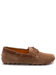 Tod's Suede Gommino Bubble Lace-Up Boat Loafers