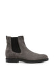 Tod's Tod's Gray Calfskin Flat Shoes