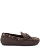Tod's Brown Nubuck Leather Tie Shoes