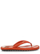 Tod's Orange Calfskin Flats