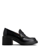 Tod's Leather Heeled Penny Loafers