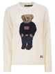 Polo Ralph Lauren Polo Bear Linen And Cotton Blend Jumper