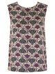 S Maxmara Timetop - Reversible Printed Silk Top
