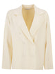 Maxmara Mxpcalte - Double-Breasted Viscose Crêpe Jacket