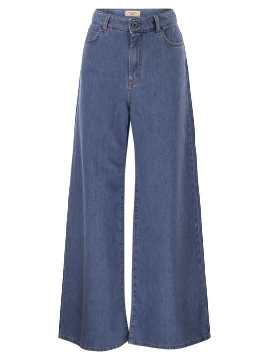 Weekend Maxmara Wkdvega - Wide-Leg Denim Jeans
