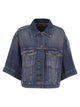 Weekend Maxmara Wkdliuti - Cropped Cotton Denim Jacket