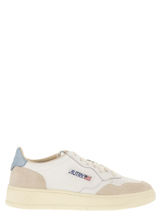 Autry Medalist Low - Leather And Suede Trainers
