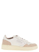 Autry Medalist Low - Leather And Glitter Sneakers