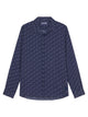 Vilebrequin Organic Cotton Shirt With Micro Turtle Print