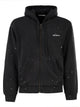 Carhartt Zip-Up Hooded Sweatshirt With Paint Effect Print
