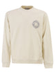 Stone Island Oversized Crew Neck Sweatshirt With “Outline Compass” Print