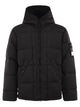 Stone Island Nylon Metal Hooded Down Jacket With Compass Badge
