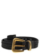 Brunello Cucinelli Rustic Woven Linen Belt