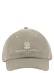 Brunello Cucinelli Baseball Cap In Garment-Dyed Twisted Cotton Gabardine With Embroidered Logo
