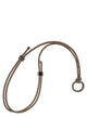 Brunello Cucinelli Leather Glasses Cord With Pendant