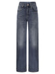 Brunello Cucinelli Wide-Leg Stretch Denim Jeans