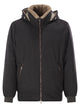 Brunello Cucinelli Membranated Wool Flannel Down Jacket With Shearling-Lined Collar