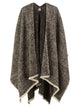 Brunello Cucinelli Herringbone Wool, Cashmere And Alpaca Cape