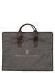 Brunello Cucinelli Techno Fabric And Calfskin Garment Bag