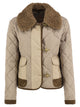 Fay Mini 3 Ganci Quilted Jacket With Detachable Collar