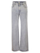 Fabiana Filippi Five-Pocket Denim Trousers With Diamond Detailing
