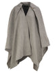 Fabiana Filippi Wool Cape With Jewellery Detail