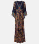 Etro Paisley Pleat Viscose Maxi Dress