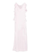 Rotate Birger Christensen Floral Jacquard Waterfall Maxi Dress