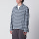 Bape Zipup Shirt With Check Pattern In Cotton