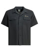 Visvim Judd Black Rayon Casual Shirt