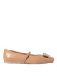 Ferragamo Vara Leather Ballets