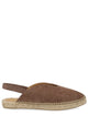 Castañer Grey Ovine Leather Flats
