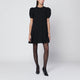 Moschino Couture Black Mini Dress With Pleats
