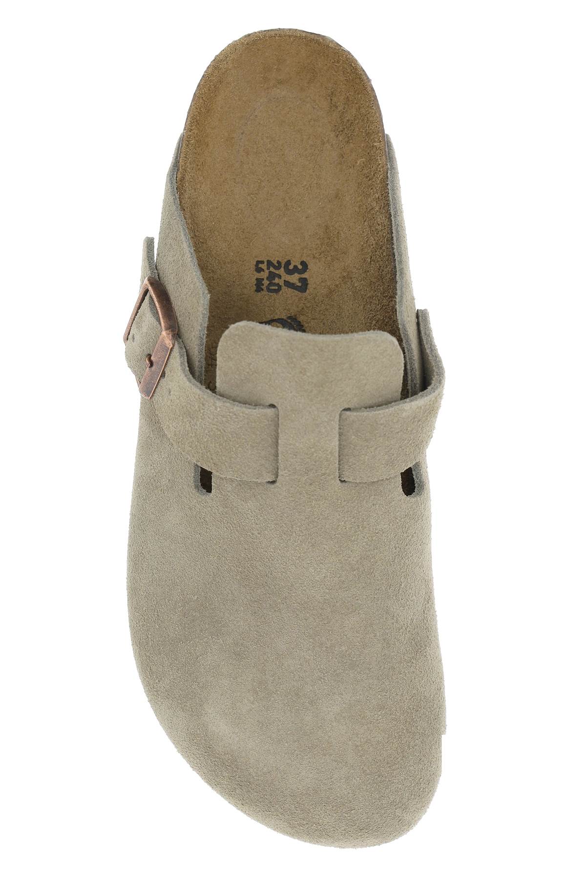 Birkenstock Boston Suede Narrow Slippers