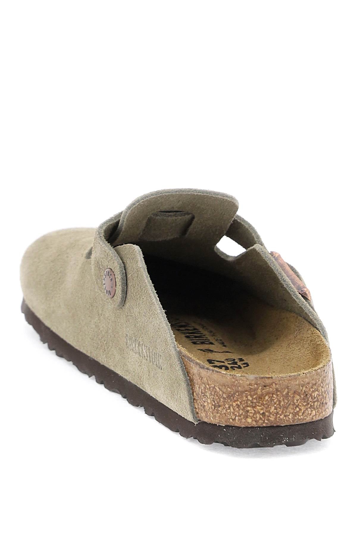 Birkenstock Boston Suede Narrow Slippers