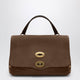 Zanellato Small Postina Bag In Brown Nubuck