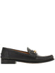 Ferragamo Black Leather Vara Chain