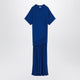 Ferragamo  Long Blue Dress With Draping