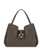 Ferragamo Grey Leather Tote