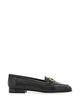 Ferragamo Black Goat Skin Bax Loafers