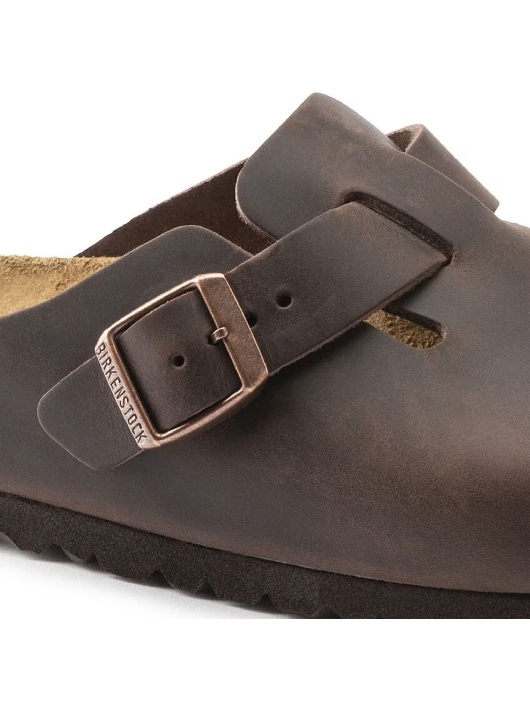 Birkenstock Boston Oiled Brown Leather Clogs