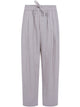 Ziggy Chen Thin Stripe Drawstring Trousers
