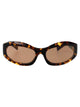 Miu Miu Acetate Havana Miele Sunglasses